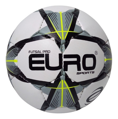 Bola Futsal Euro Quadra Couro Tamanho Oficial Profissional