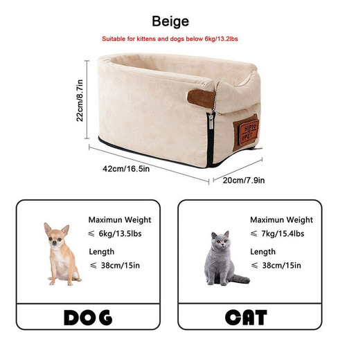 Asiento De Coche Para Gatos, Bolsa De Seguridad Para Mascota