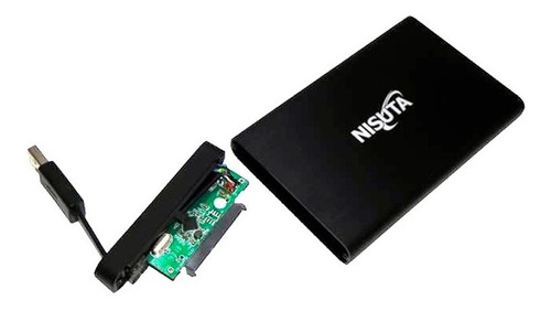 Gaveta Externa Usb 3.0 Nisuta Para Disco Sata 2,5 Aluminio