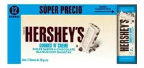 Comprar Hershey´s Chocolate Blanco Cookies´n Creme 12 Barras 240gr