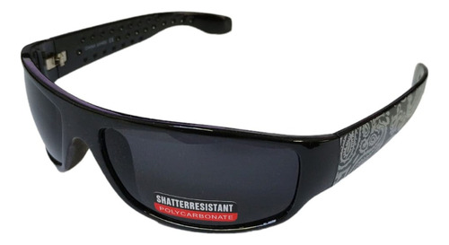 Anteojos Sol Gafas Locs Gangster Black U037besd Importados