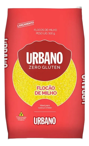 Flocão De Milho Zero Glúten Urbano Pacote 500g