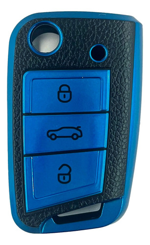  Funda Protector Tpu Control Llave Navaja Volkswagen 3 Botón