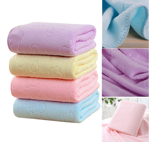 Toallas De Baño Para Cuerpo Seco, Paño De Ducha, Microfibra