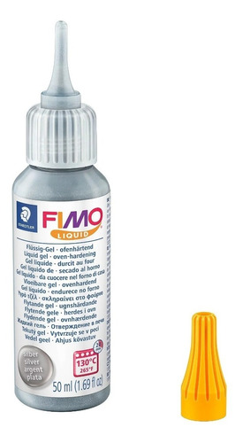 Staedtler Fimo Gel Liquido De Secado Al Horno X 50 Ml Plata