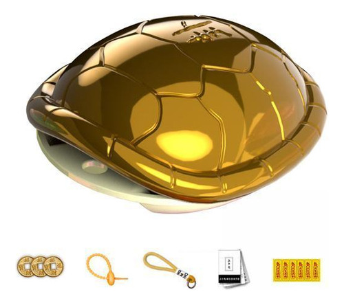 5 Tartaruga Boa Sorte Truques Adereços Criativo Único Ouro