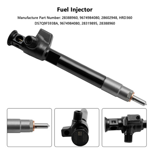 Pyz Inyector 28388960 9674984080, 1 Unidad, Compatible Con