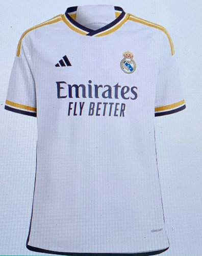 Camiseta Real Madrid 23/24 Original Infantil Talle 8 Años