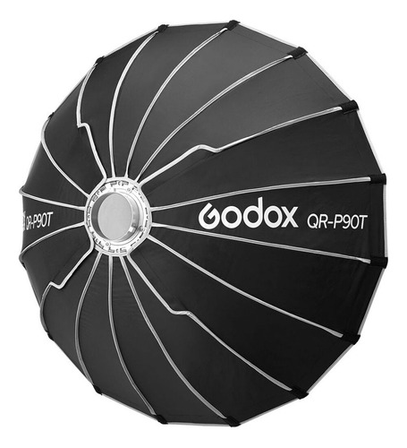 Softbox Parabólico Godox Qr-p90t Montura Bowens 90 Cm