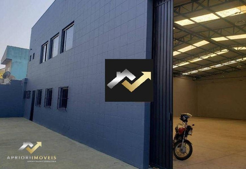 Galpão Para Alugar, 700 M² Por R$ 12.000/mês - Jardim Guarará - Santo André/sp - Ga0103