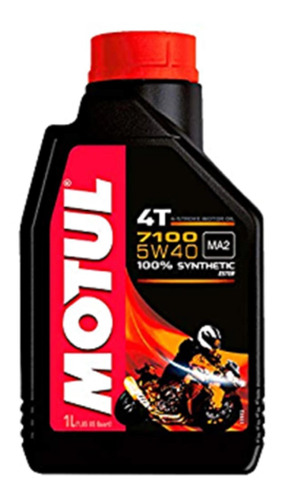 Aceite De Motor A Gasolina 4 Tiempos Motul 7100 5w40