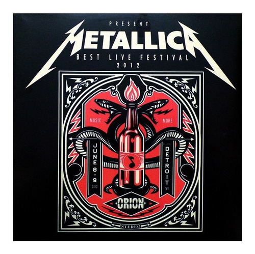 Metallica Best Live Festival Lp Vinilo Nuevo