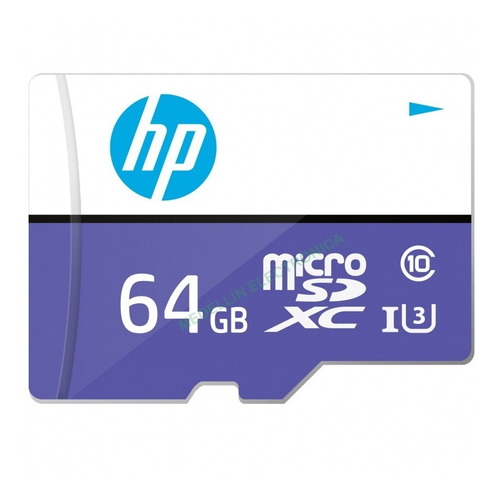 Tarjeta Memoria 64gb Micro Sd Xc Hp Original U3 Original 4k