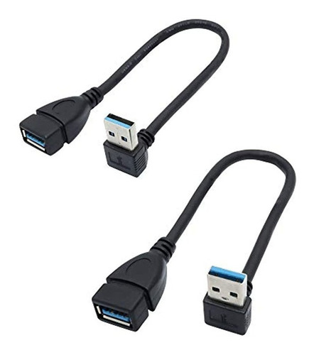 Cable De Extensión Macho A Hembra - 2 Unidades Usb 3.0