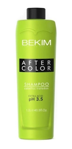 Shampoo Acido After Color 1200ml Ph3.5 Cabello Tratado Bekim
