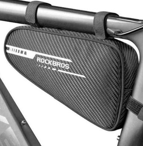 Imagen 3 de 3 de Bolso Triangular Para Cuadro De Bicicleta. Marca: Rockbros.
