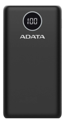 Power Bank Adata P20000qcd, 20000 Mah, Negro