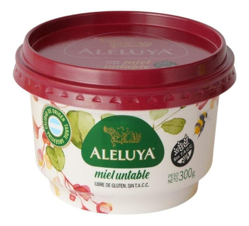 Miel Untable Aleluya 300 Gr. Sin Tacc