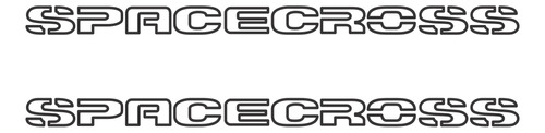 Par Adesivos Laterais Volkswagen Spacecross Tuning Spccr2