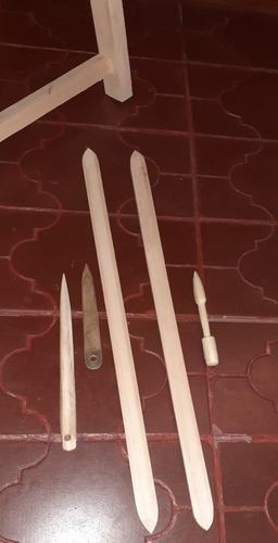 Imagen 4 de 8 de Telar En Madera De Pie De 40 Cm X 50 Cm