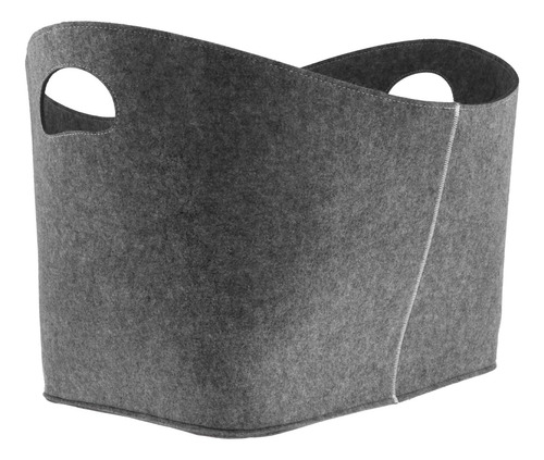 Organizador De Estantes Cesta De Almacenamiento Gris Oscuro