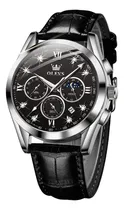Comprar Olevs Hombres Relojes Cuero Cronografo Diamante De Ttxvv