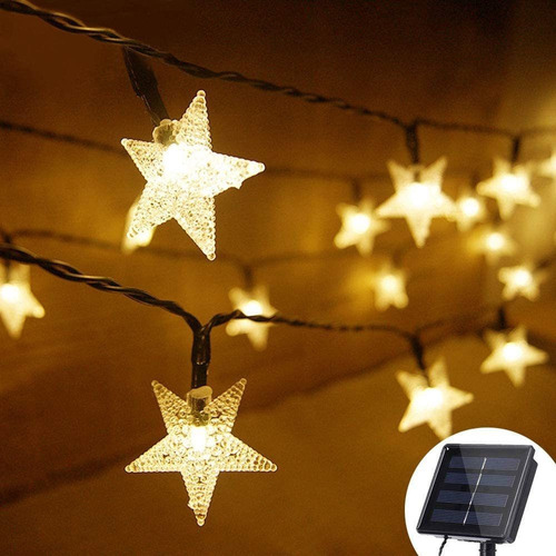 Lámpara De Forma De Estrella De Cinco Puntas Decoración Al A