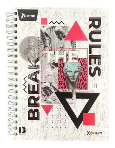 Cuaderno Argollado Rayado X-presarte Masculino X 100 Hojas