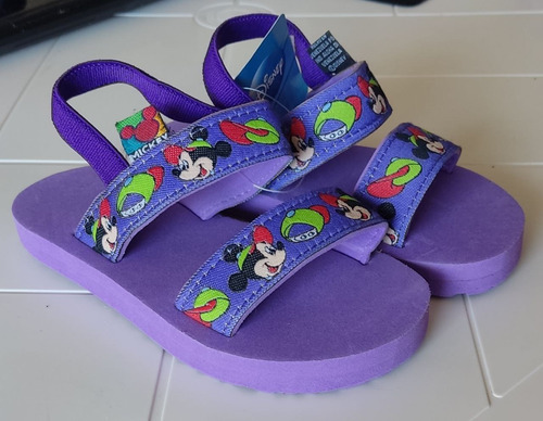Promo Chola Wopero Sandalia Mickey Violeta