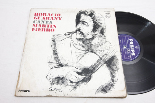 Vinilo Horacio Guarany Canta Martín Fierro 1964
