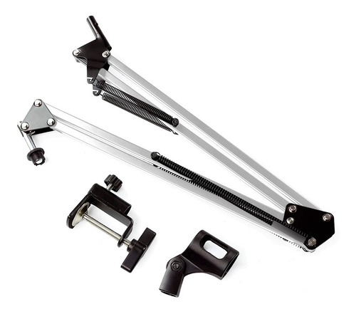 Imagen 6 de 8 de Soporte Brazo Articulado De Mesa Para Mic Condensador Cuotas