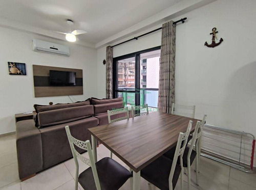 Imagem 4 de 20 de Flat Na Praia, Reformado, Beira Mar, Vista Para O Mar, Área De Lazer, 2 Dormitórios Sendo 1 Suíte, 2 Vagas De Garagem, Pitangueiras, Guarujá/sp - Fl0060