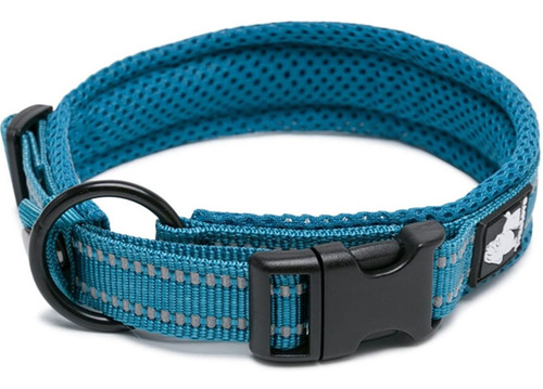 Imagen 1 de 4 de Truelove Collar Perros Acolchado Reflectivo Azul M