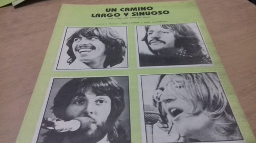 Partitura Musical The Beatles -  Un Camino Largo Y Sinuoso