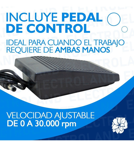 Torno Para Uñas Profesional Manicuría Y Pedicuría Con Pedal