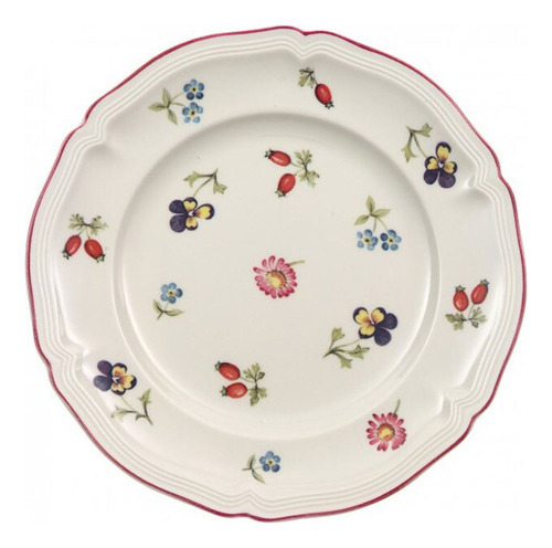 Jogo De Pratos Para Pão Villeroy E Boch Petite Fleur 17 Cm