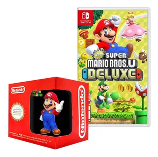 New Super Mario Bros U Deluxe Nintendo Switch Y Taza 2