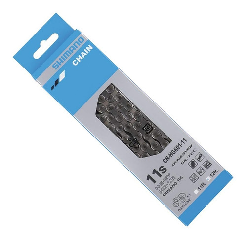 Imagen 1 de 2 de Cadena Shimano Hg601 11v Missing Link 126 Eslabones Ciclos
