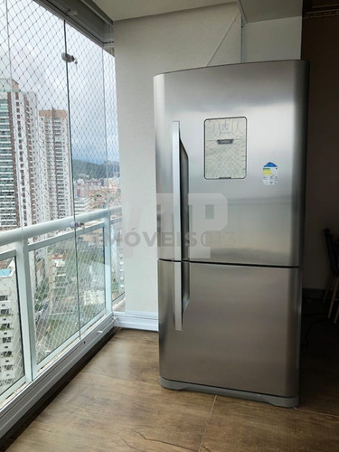 Imagem 5 de 30 de Apartamento A Venda Com 2 Dormitórios Vista Total Para O Mar Na Pompéia Em Santos - Ap00606 - 69853188