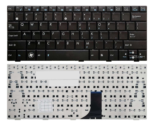 Teclado Para Netbook Asus Eeepc Eee Pc 1008hab Us