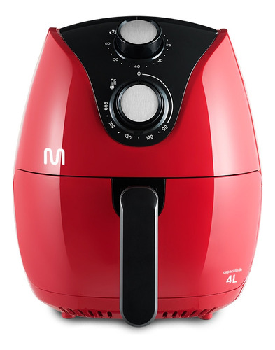 Fritadeira Elétrica Air Fryer 220v 4l 1500w Multi - Go204 Cor Vermelha