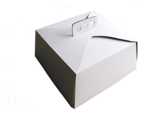 Caja De Torta 30x30x10 Tipo Maletin X 50 Uds.