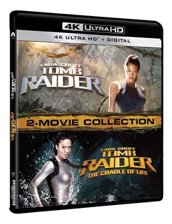 4k Ultra Hd Blu-ray Tomb Raider 1 & 2 / Incluye 2 Films