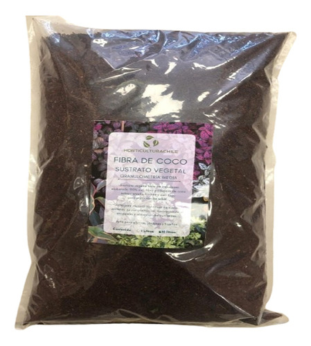 Saco Fibra De Coco 10 Lts - Horticultura Chile