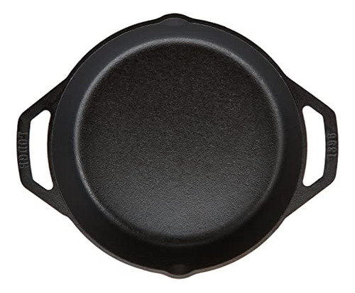Sartén De Hierro Fundido Lodge L8skl, 10.25 Cm, Negra