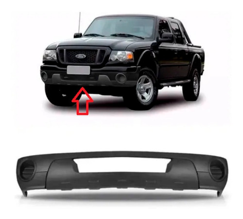 Spoiler De Paragolpe Ford Ranger S/a 2005/2006/2007/2008