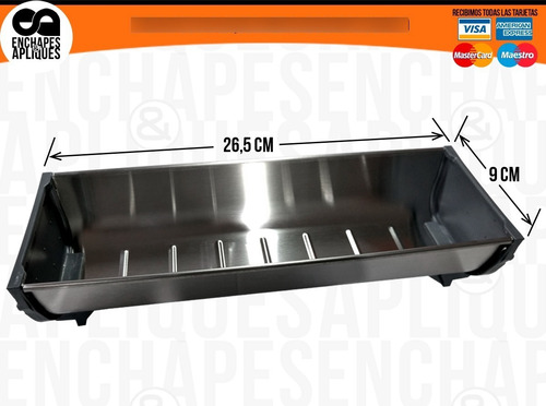 Imagen 3 de 4 de Cubiertero Acero Inox Cajón Módulo 40 Cm