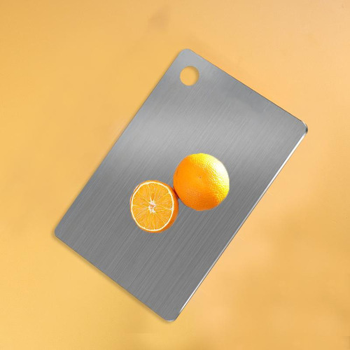 Tabla De Cortar De Acero Inoxidable, Placa Para Descongelar