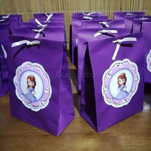 Imagen 1 de 6 de 10 Bolsitas Sorpresitas Cumpleaños La Princesita Sofia