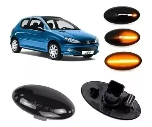 Kit LED Intérieur Pour Peugeot 206 (1998-2013) - 6 Ampoules Blanc 6000K, éclairage Plaque, Coffre, Boîte à Gants